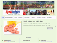 Tablet Screenshot of bipolarinsights.com
